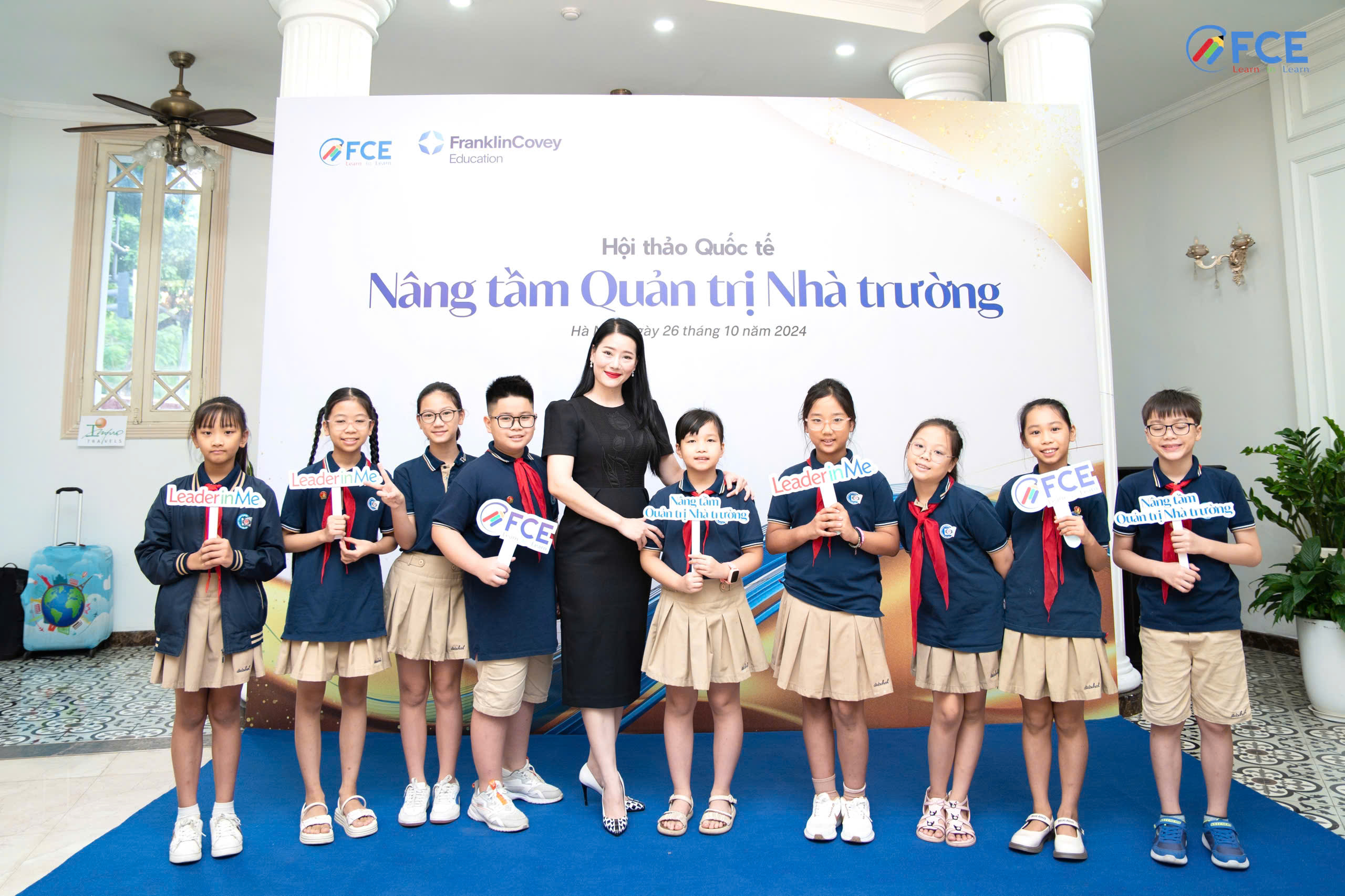 Học sinh tham gia chương trình Leader in Me